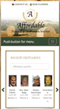 Mobile Screenshot of peoriafuneral.com